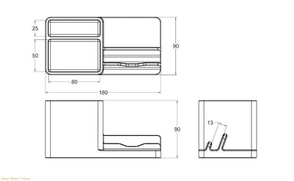 BHIND Nest dimensions and phone slot size