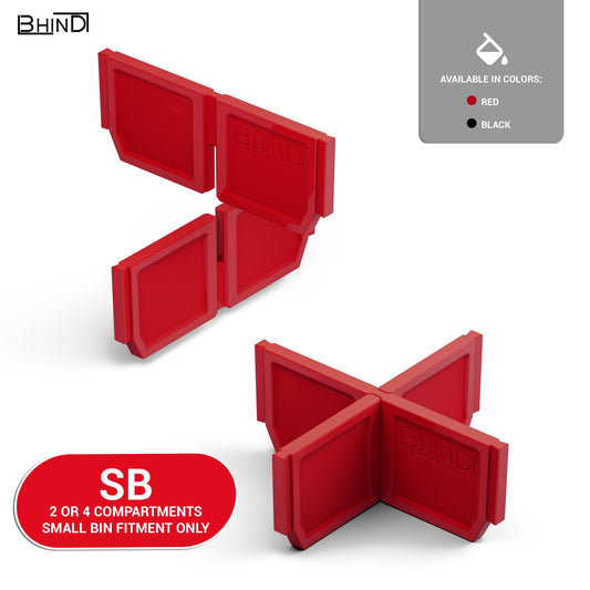 BHIND low profile small bin divider for Milwaukee PACKOUT 8431 and 8436
