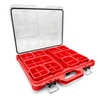 Milwaukee PACKOUT low profile organizer with BHIND dividers