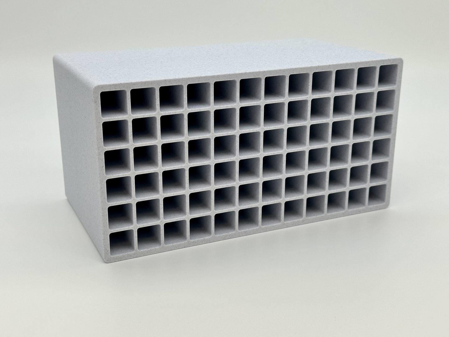 White marble BHIND Vault marker organizer
