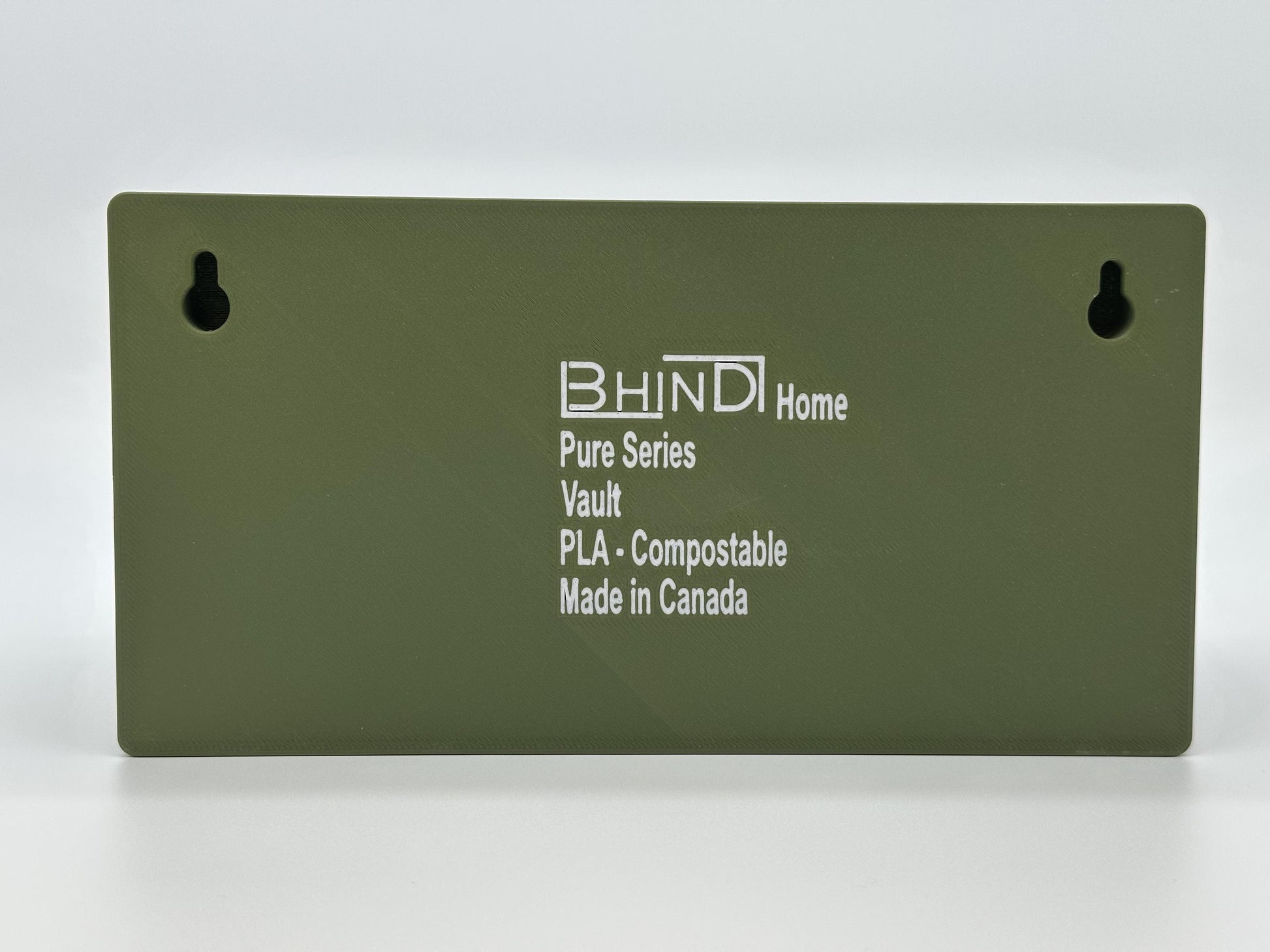 BHIND Vault rear wall-mounting details