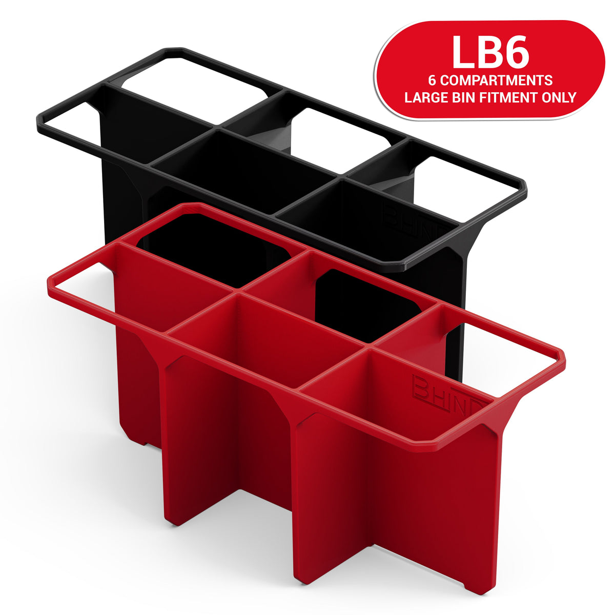 BHIND LB6 six-compartment PACKOUT large bin divider
